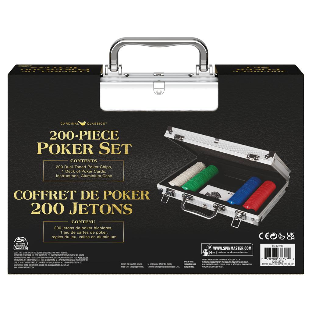 Poker Set Aluminum Attache Case 200pc