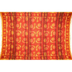 Tapestry Full Size Overprint Madras Celestial Yellow