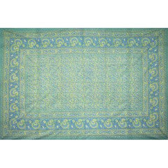 Tapestry Queen Size Classic Paisley Green