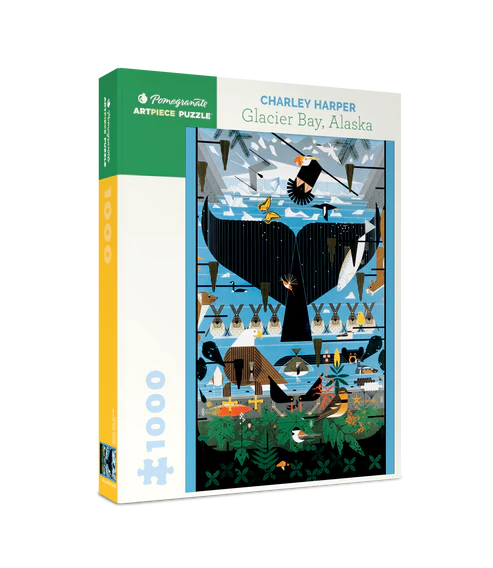 Puzzle 1000 Piece - Charley Harper - Glacier Bay, Alaska