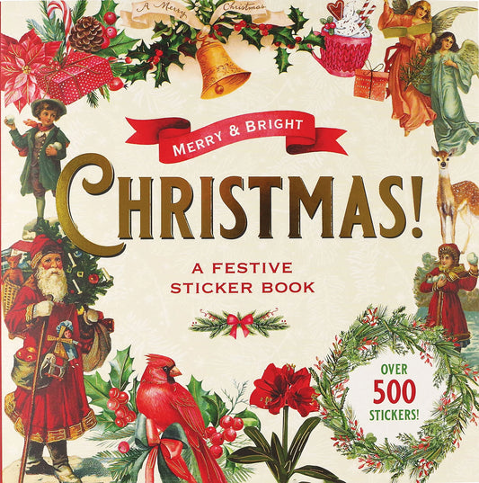 Sticker Book Christmas Merry & Bright!