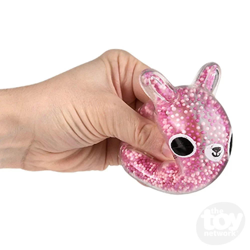 Easter Squeezy Bead Bunny Rabbit 2.5" Sold Individually
