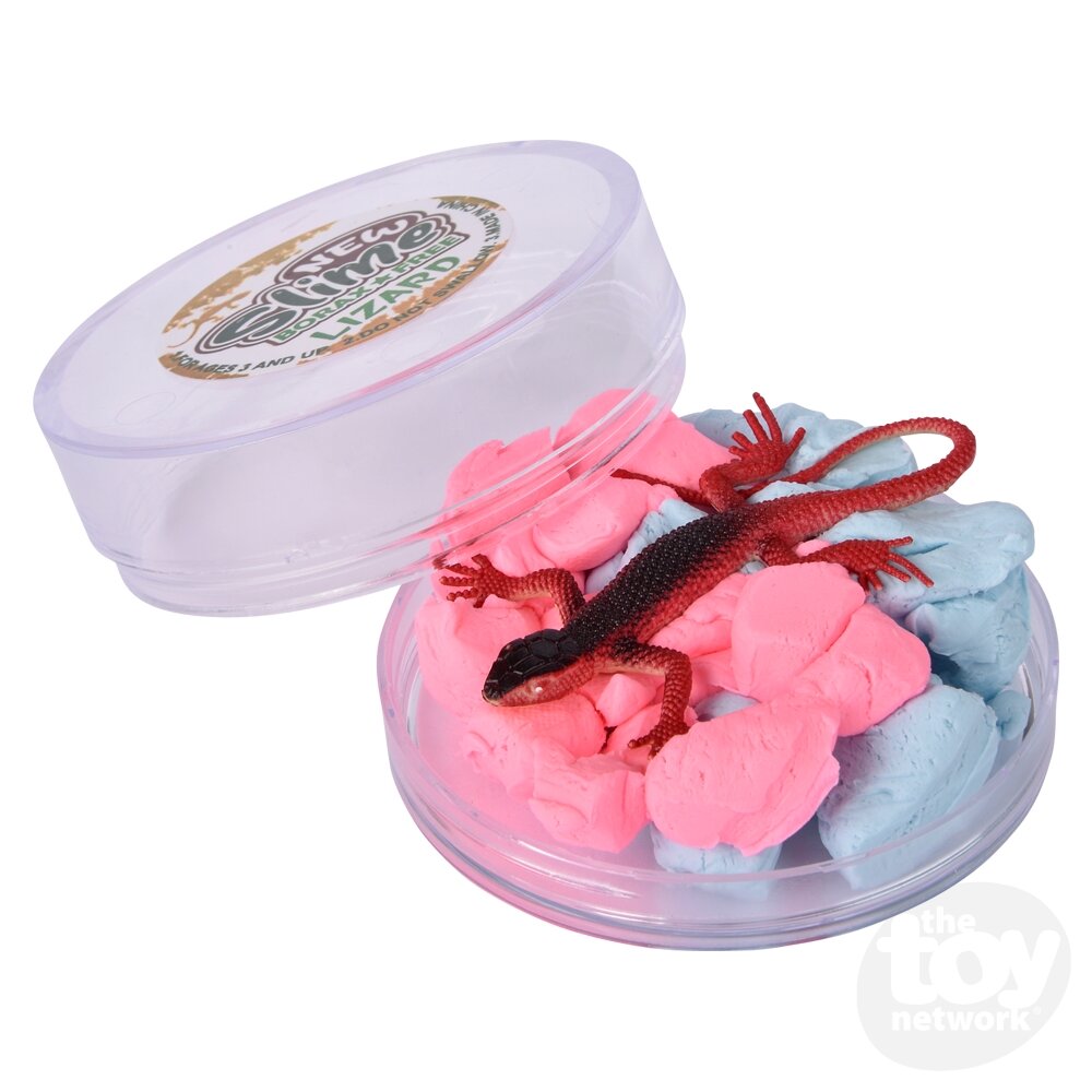 Play Clay Slime With Lizard 7" Sold Individually