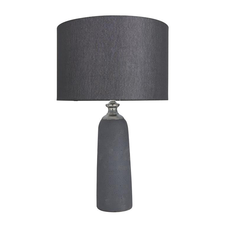 Brown Cement Modern Table Lamp