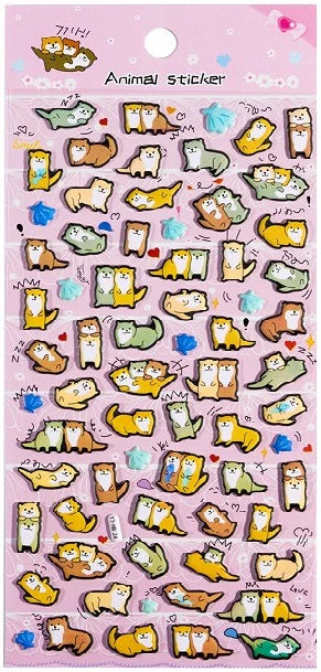 Stickers Puffy Otter