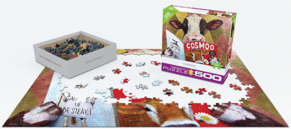 Eurographic Puzzle Family 500 Oversized Pieces Cosmoo