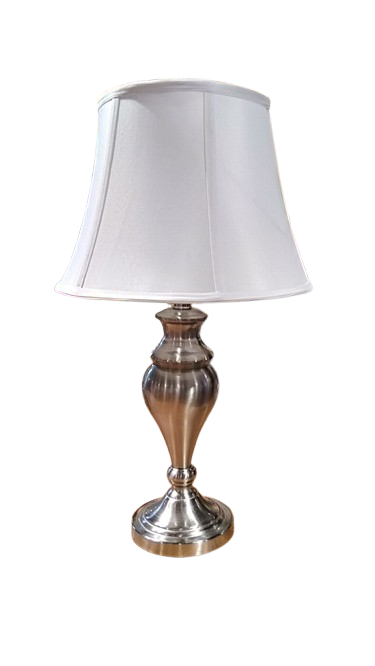 Lamp Metalwork Solid 26.5 Inches Tall Satin Nickel