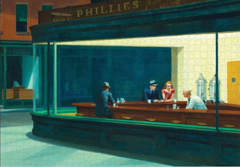 Puzzle 1000 Piece - Edward Hopper - Night Hawks