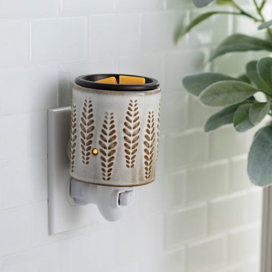 Wax Warmer - Flip Dish Plug - Wheat & Ivory