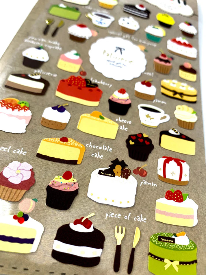 Stickers Patisserie Pastries