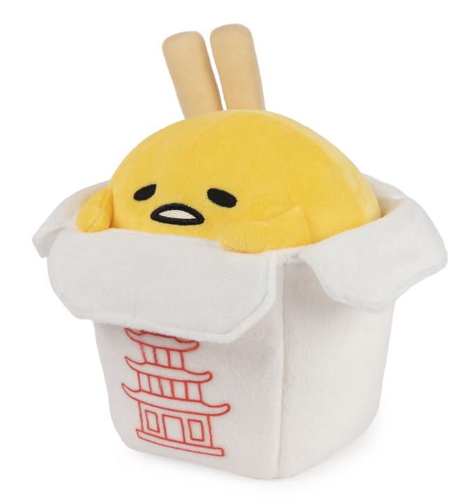 Plush Sanrio Gudetama Take Out 9.5"