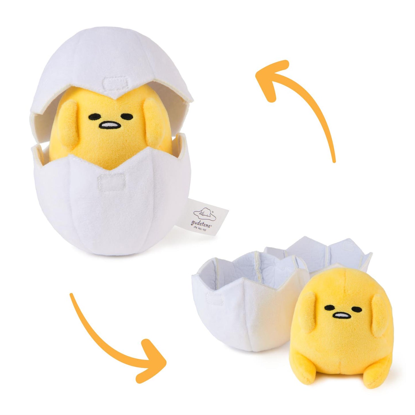 Plush Sanrio Gudetama Eggshell 5"