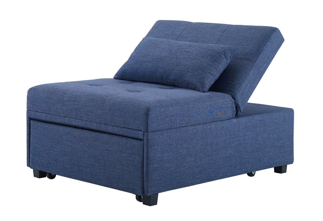 Dozer Sleeper Chair Blue