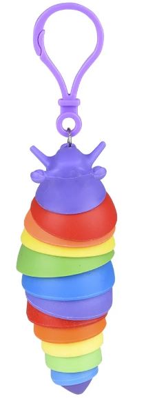 Sensory Wiggle Clip On Slug 3.75" (Sold Individually)