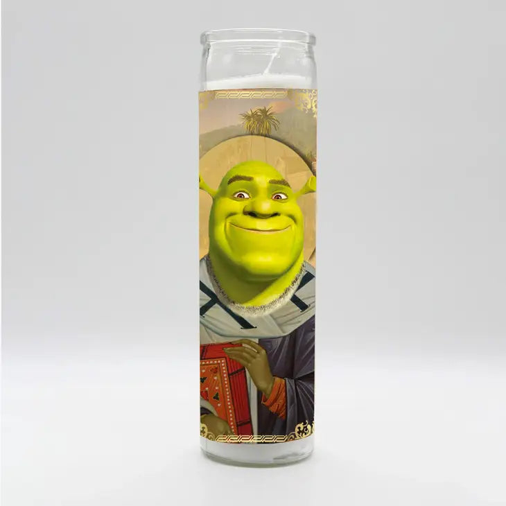 Celebrity Prayer Candle - Shrek The Ogre