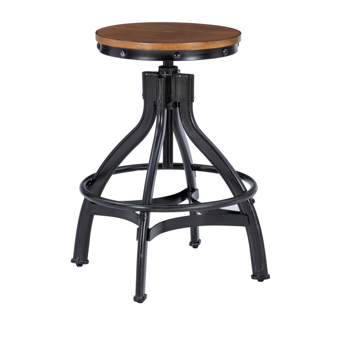 Haywood Adjustable Height Backless Stool