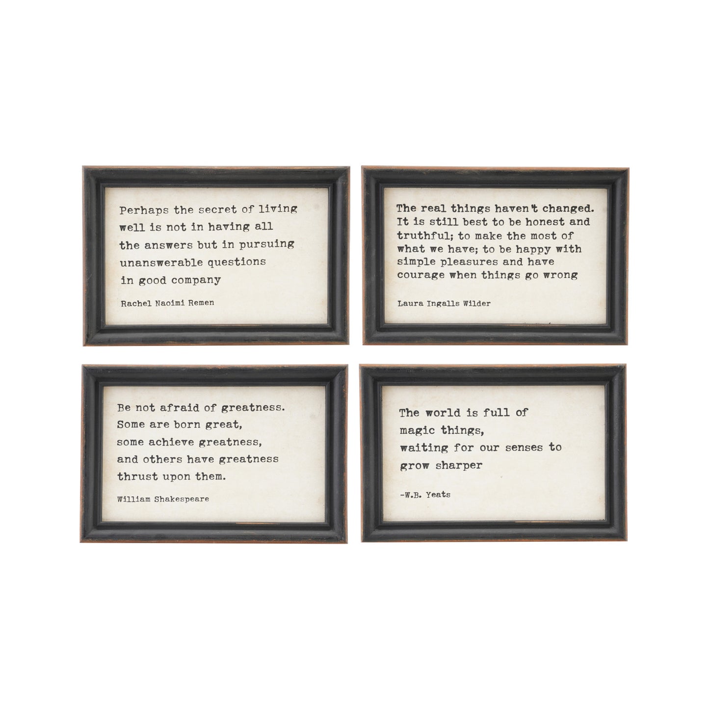 Wall Décor Wood Framed Sayings