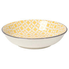 Dip Bowl - Yellow Diamonds