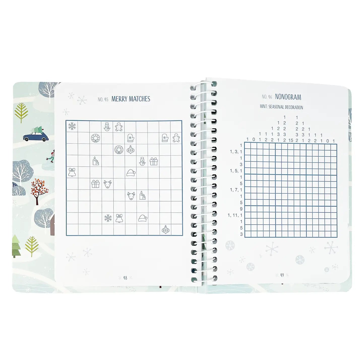 Holiday Vintage Christmas Puzzle Book