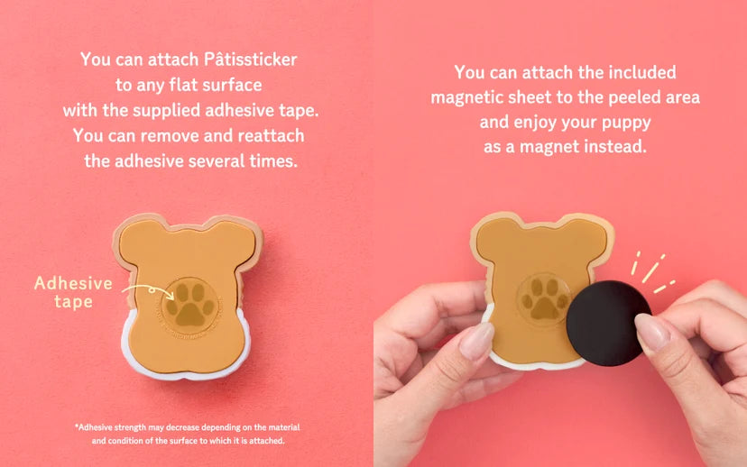 Blind Box Pâtissticker - Meringue Cookie - Sticker or Magnet - Puppy Dogs