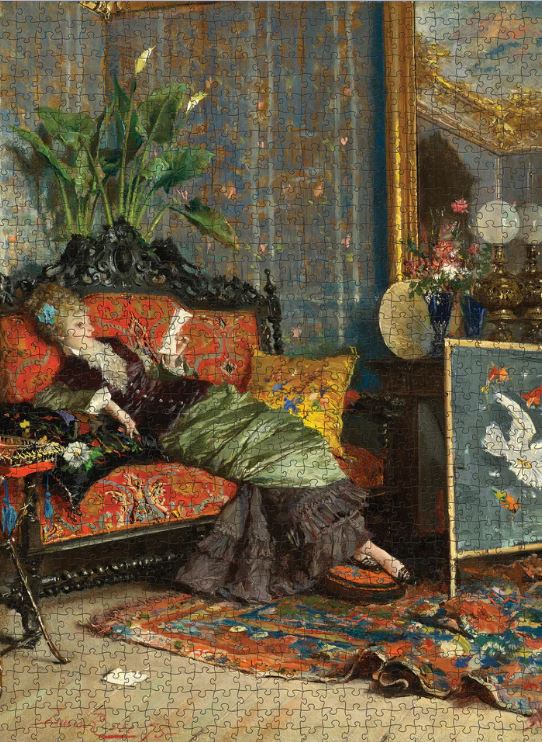 Puzzle 1000 Piece - Lucius Rossi - Reading Woman