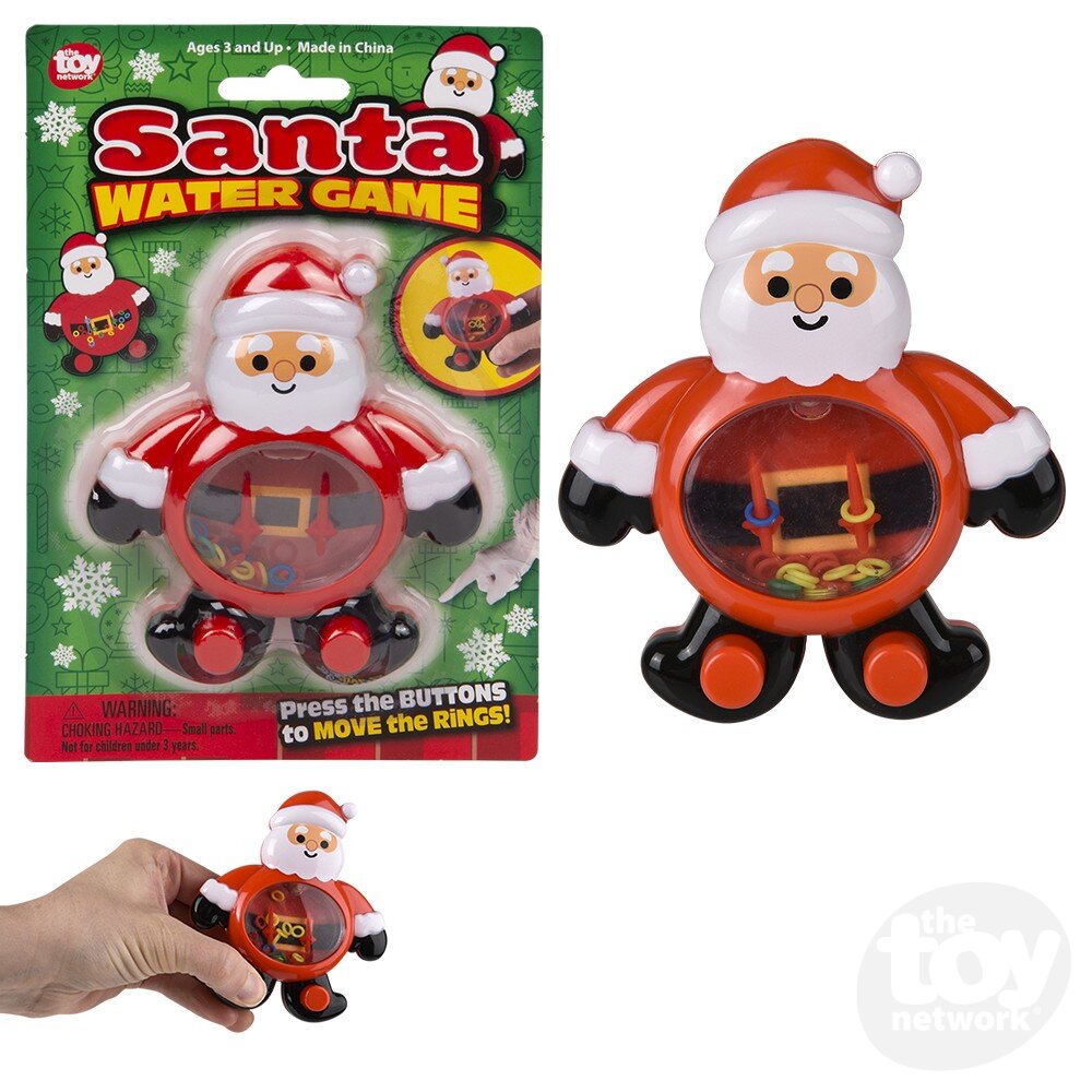 Water Game Holiday Santa 4" - Sold Individually