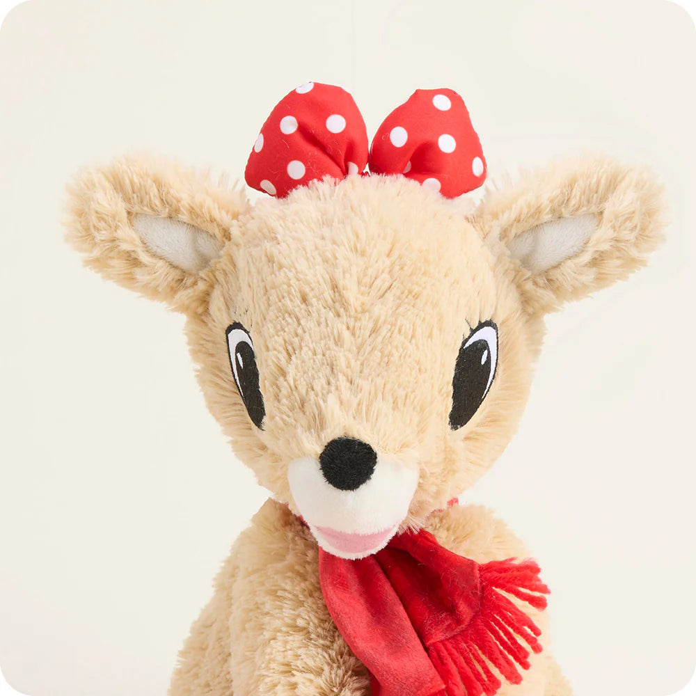 Warmies Holiday Clarice Reindeer with Scarf