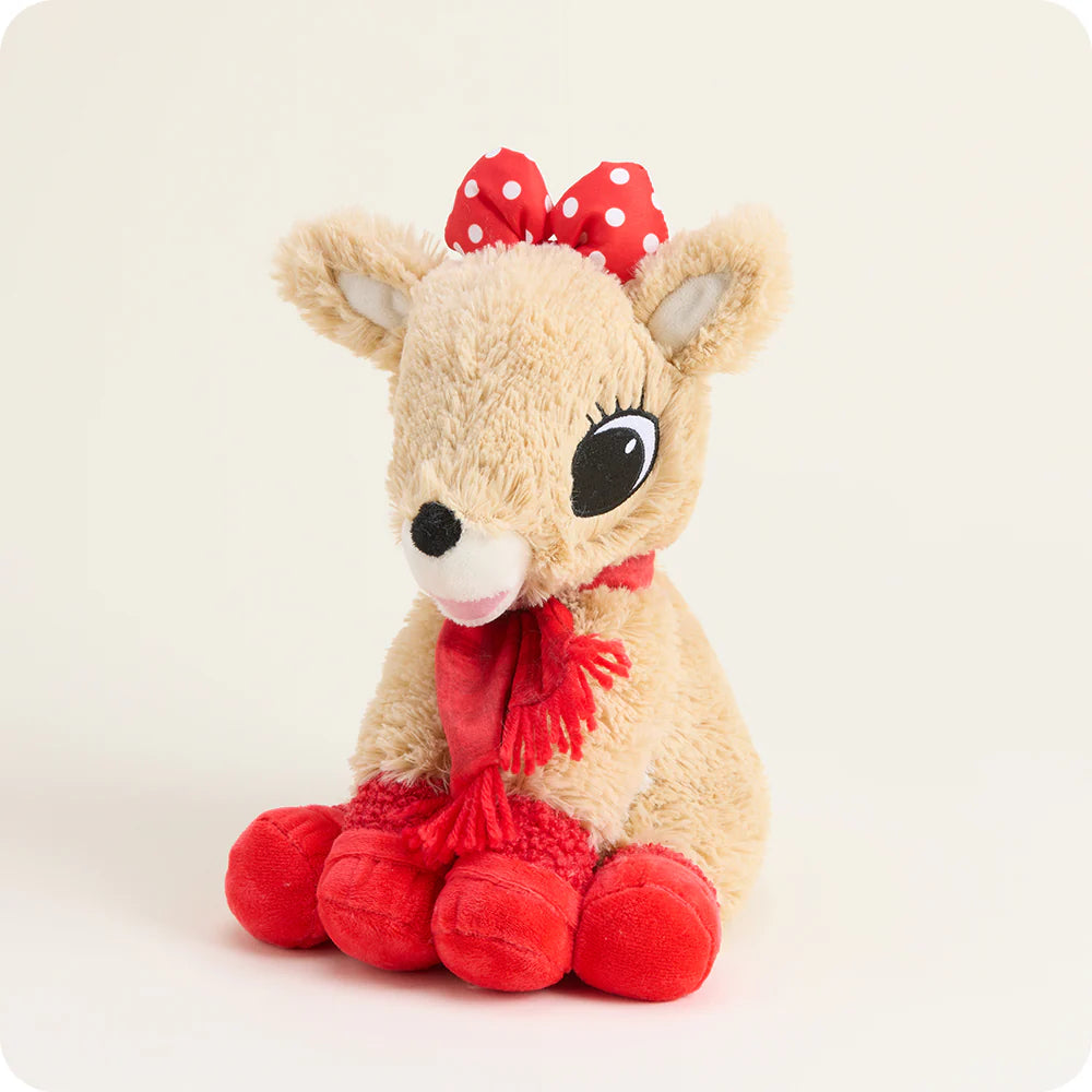 Warmies Holiday Clarice Reindeer with Scarf