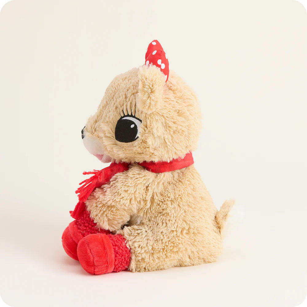 Warmies Holiday Clarice Reindeer with Scarf
