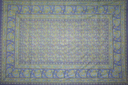 Tapestry Single Size Classic Paisley Blue