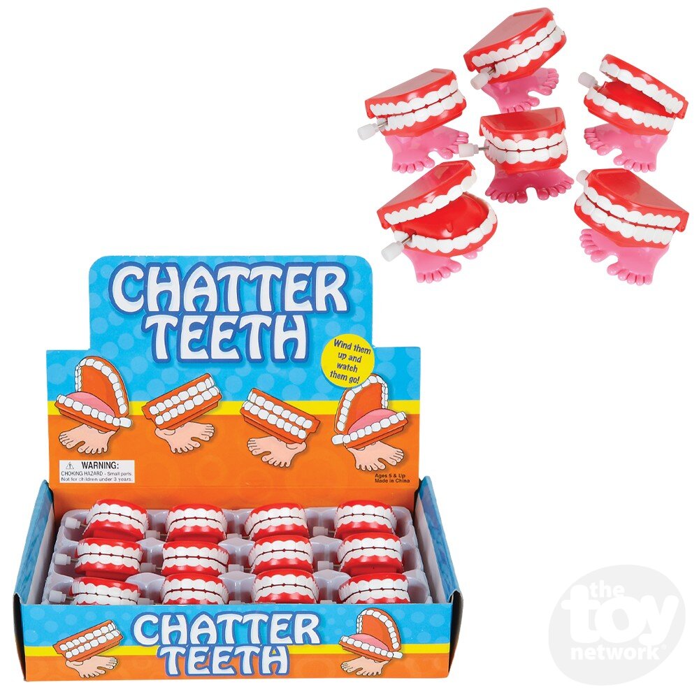 Wind Up Chatter Teeth 1.75in (Sold Individually)