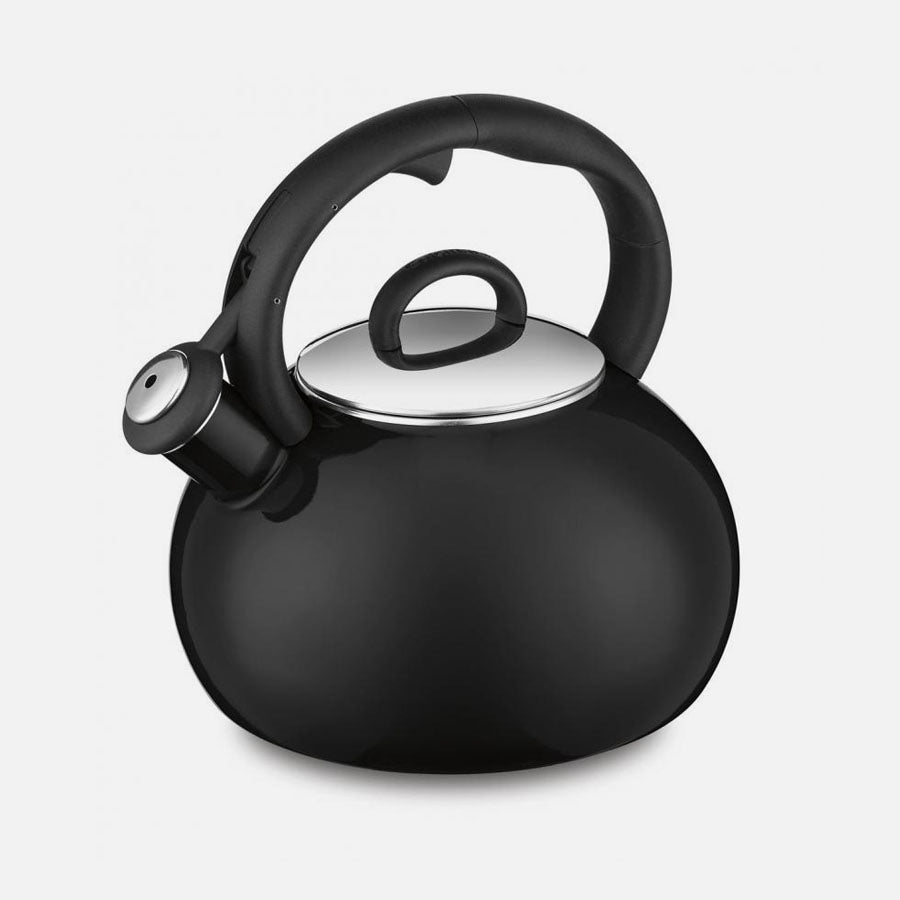 Stovetop Kettle - Enameled 2qt Black