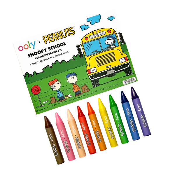 Ooly x Peanuts Snoopy School Coloring Travel Kit