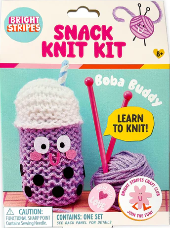 Snack Knit Kit Boba Buddy