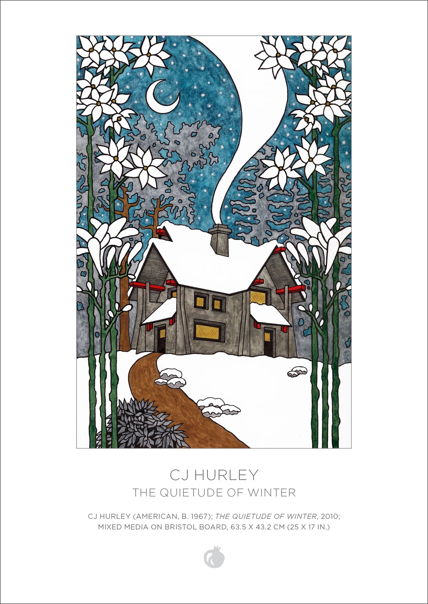 Jigsaw Puzzle Mini - 120 Piece - 4 Image Set - CJ Hurley - Snowy Cabins