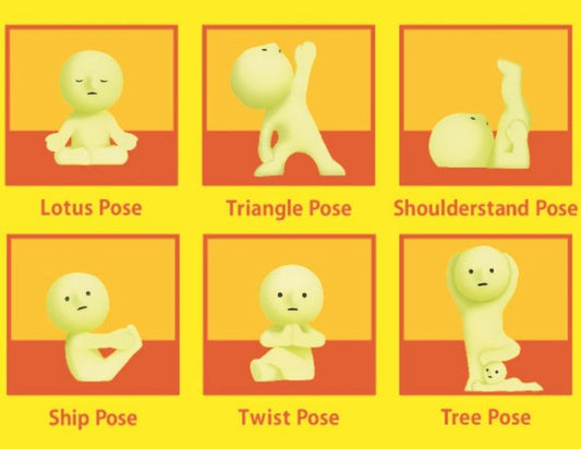 Blind Box Smiski Yoga Series (Sold Each)