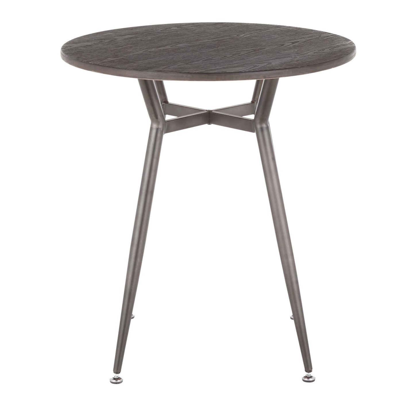 Clara Industrial Round Dinette Table