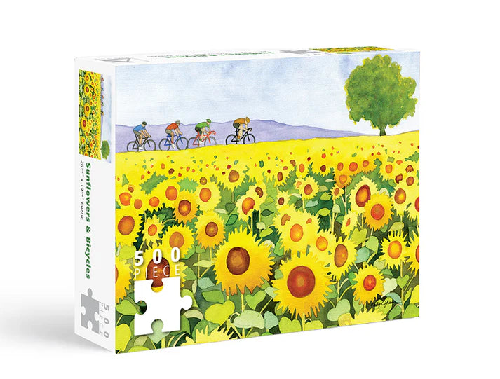 Puzzle 500 Piece Sunflowers & Bicycles