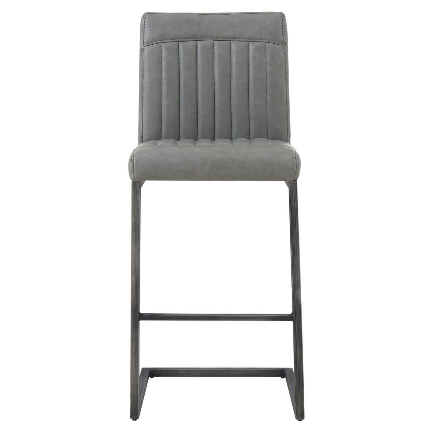 Ronan Polyurethane Counter Stool Antique Graphite Grey