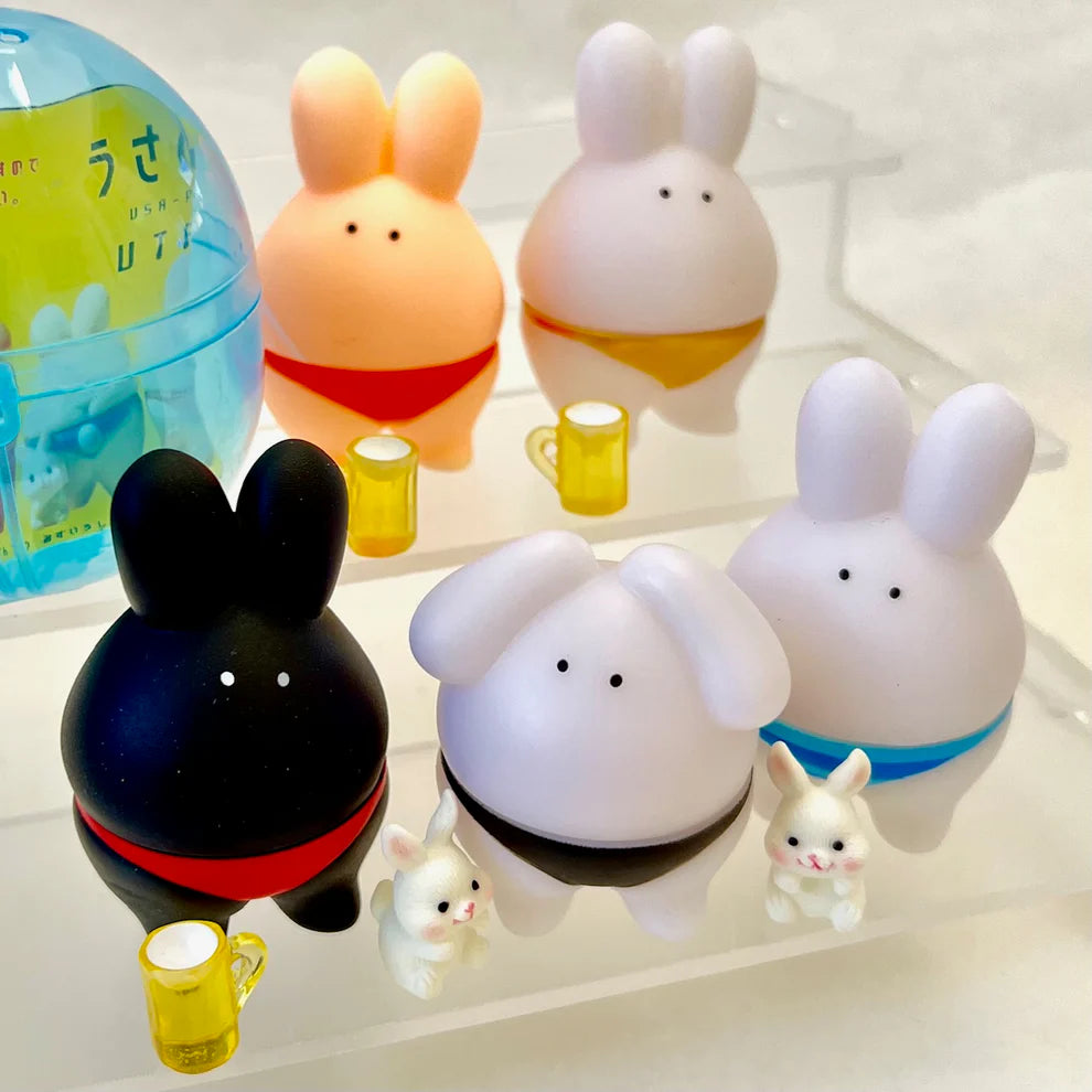 Gashapon Capsule Teen & Up Sumo Rabbit (Sold As An Individual Capsule)