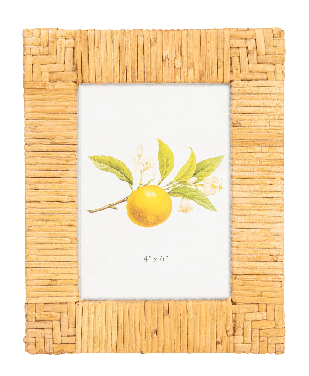 Frame Woven Rattan Natural Holds 4"x 6"