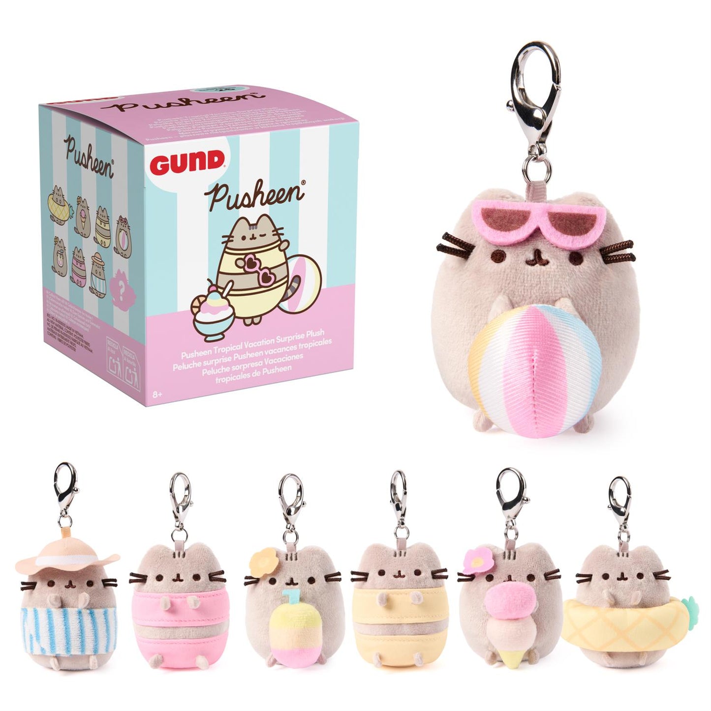 Kawaii Blind Box Pusheen Tropical Vacation Surprise
