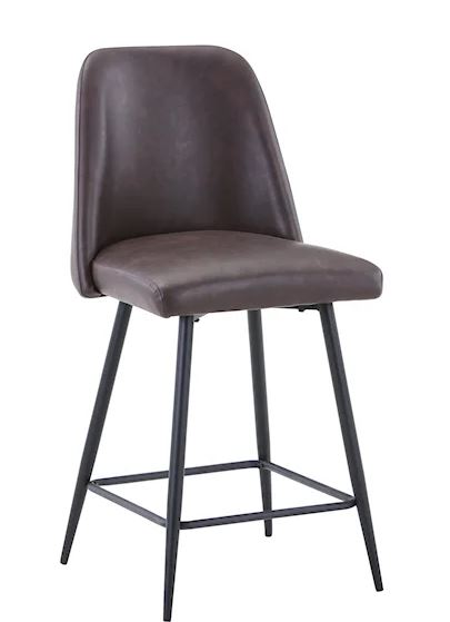 Maddox Counter Stool Dark Brown