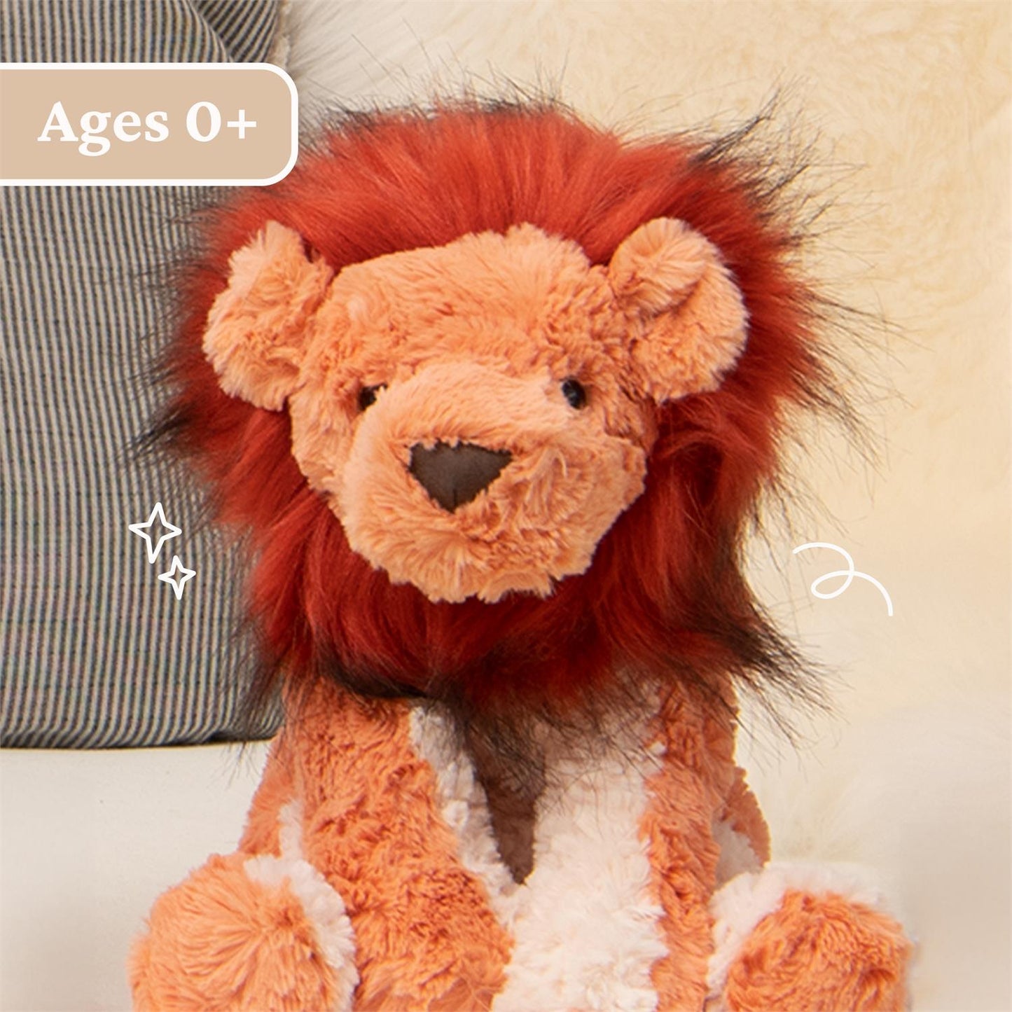 Plush Cozys Lion 10"