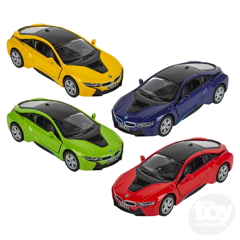 Diecast Pullback BMW i8 5" (Sold Individually)