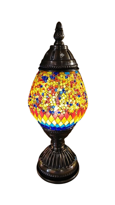 Mosaic Lamp Oval 11.5" AA