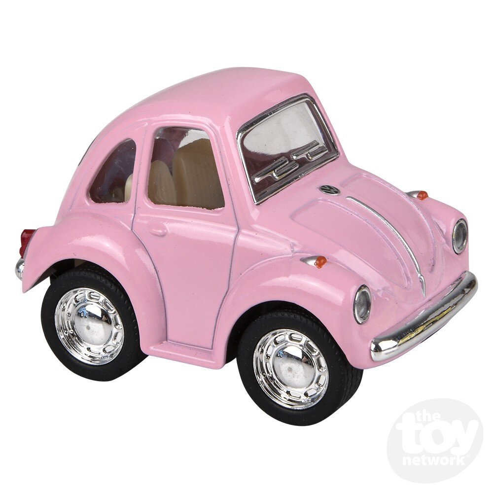 Diecast Pullback - Mini - VW Beetle Pastels - 2" - Sold Individually
