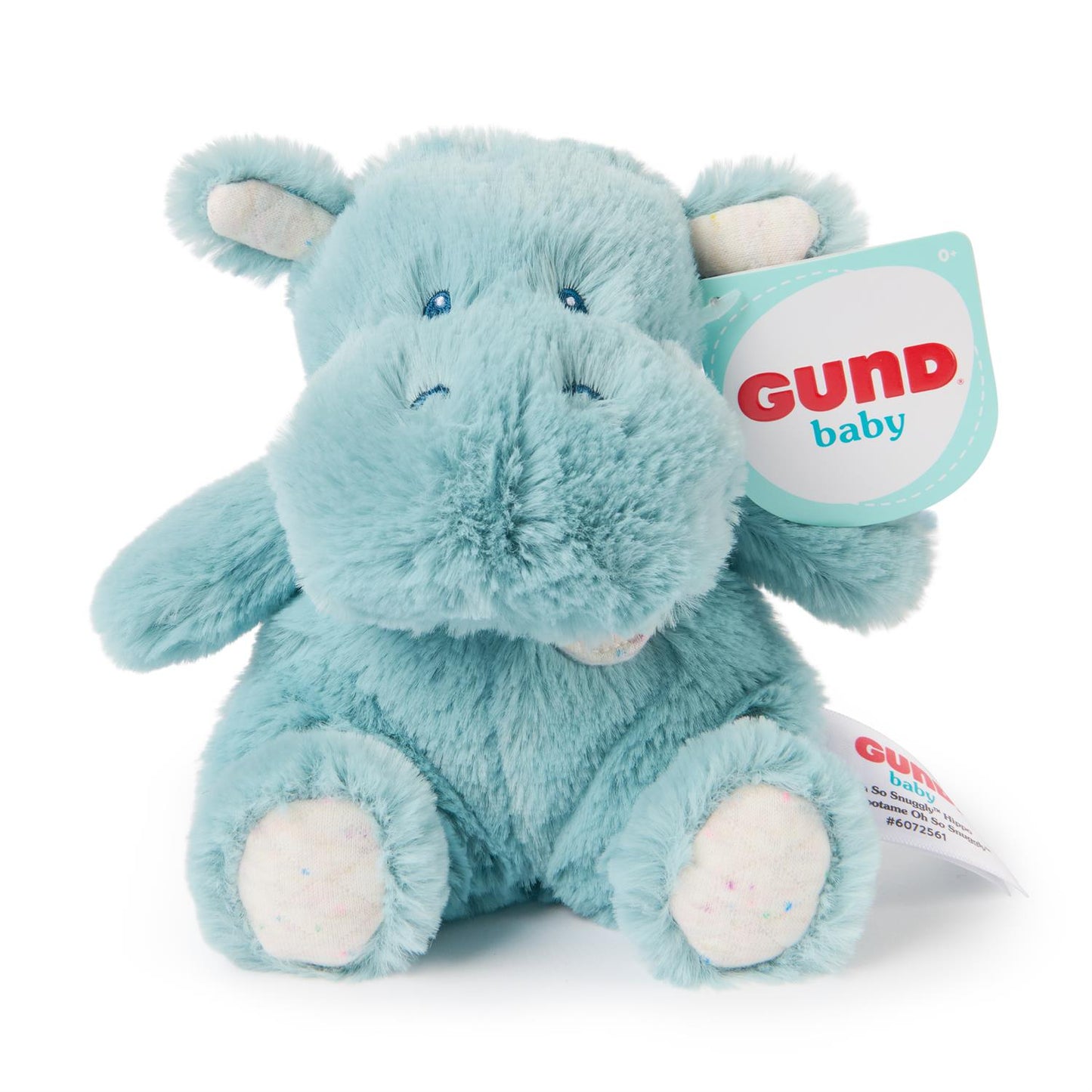 Plush Oh So Snuggly Littles Hippo 7"