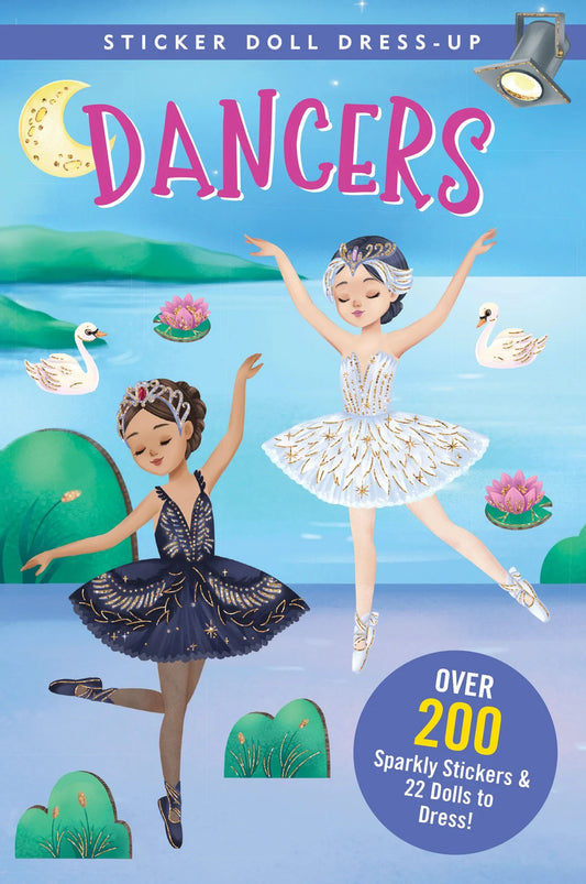 Sticker Doll Dress Up Book Dancers