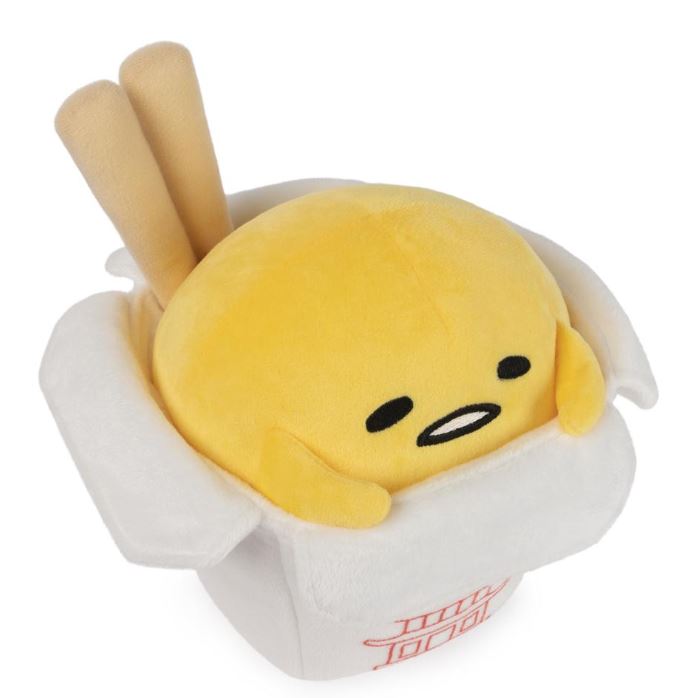 Plush Sanrio Gudetama Take Out 9.5"